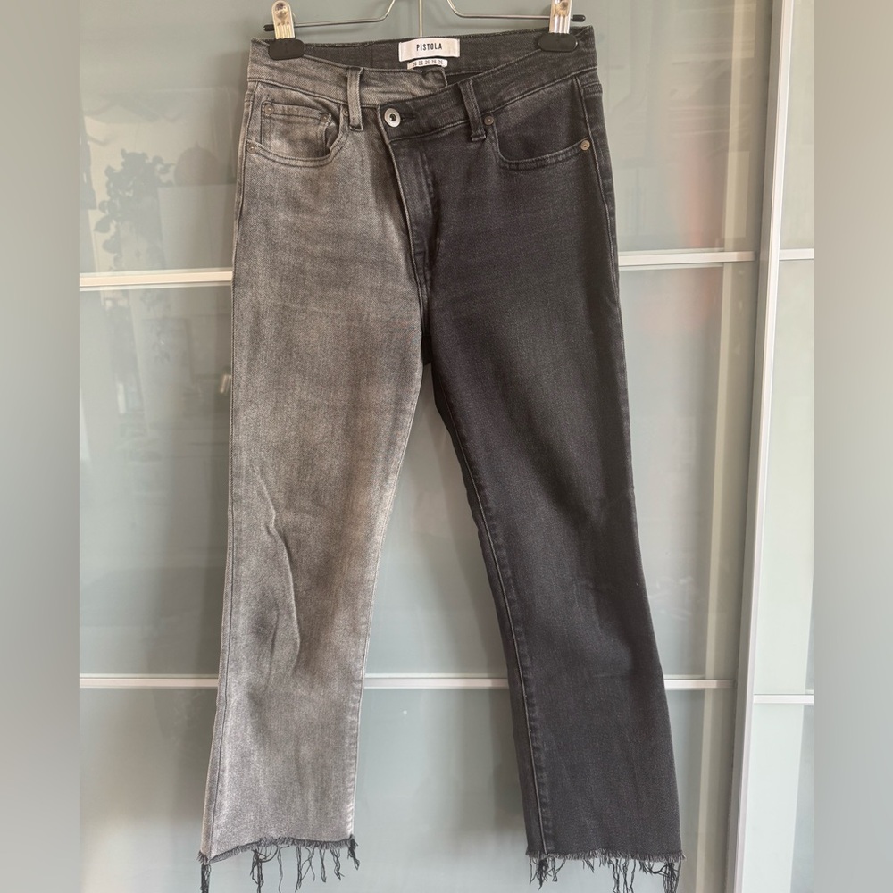 Pistola Black and Gray Women's Jeans